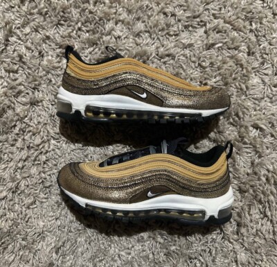 Size Women's/ Men's Nike Air Max 97 Low Cracked Gold W