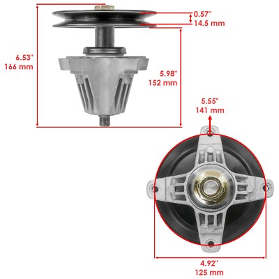 Spindle Assembly fits Troy Bilt Super Bronco 42 Hydro TB42 918