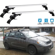 48" Car Top Roof Rack Cross Bar Cargo Kayak Carrier For Toyota Matrix Hatchback