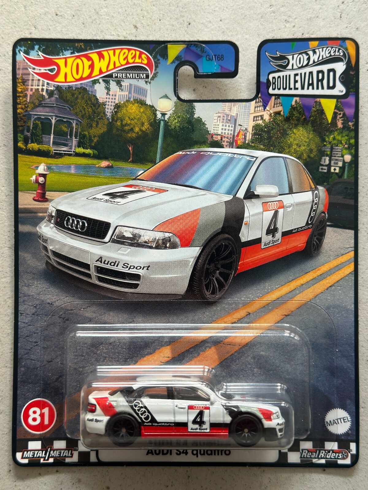 2020 Hot Wheels Premium Boulevard 81 AUDI S4 QUATTRO Car Culture