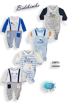 Tutina Pagliaccetto Pagliaccetti Neonato Ciniglia Tutina