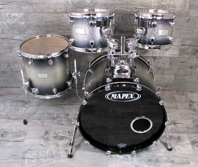 Mapex Saturn 22'', 10'', 12'', 14''  Shellset Maple/Walnut Drumset   Topzustand 