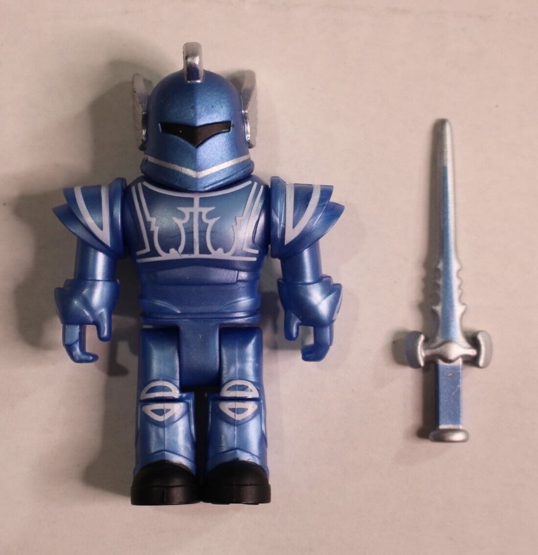 Roblox action figure Champions of Roblox Korblox Deathspeaker blue armor  knight!