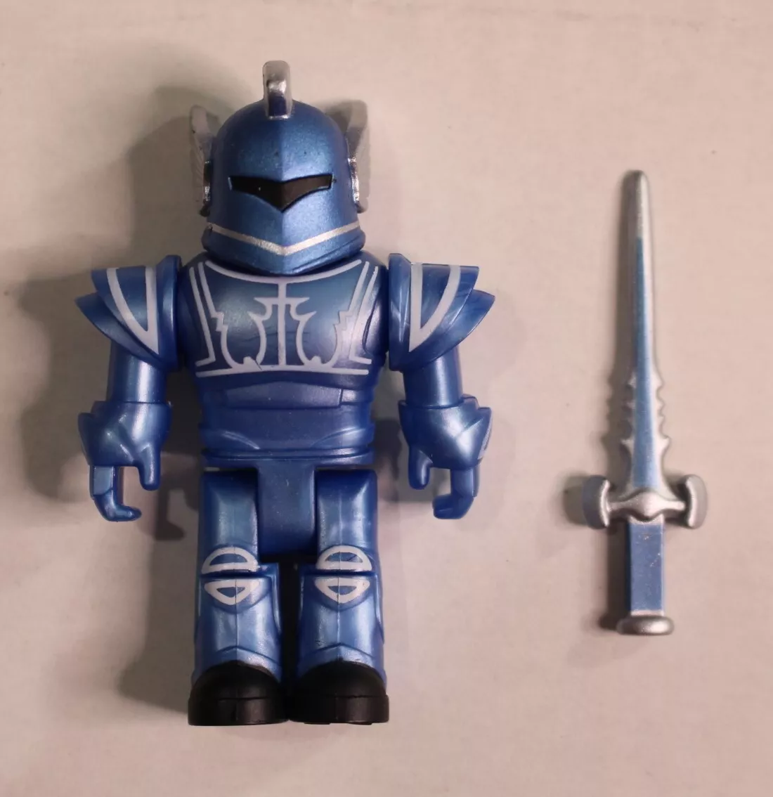 Roblox action figure Champions of Roblox Korblox Deathspeaker blue