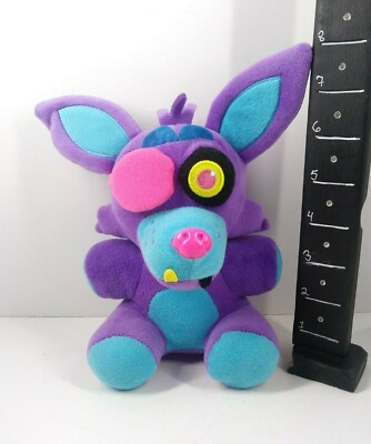 FNAF Blacklight Foxy Plush Purple Funko Five Nights At Freddy s Pink Yellow Blue