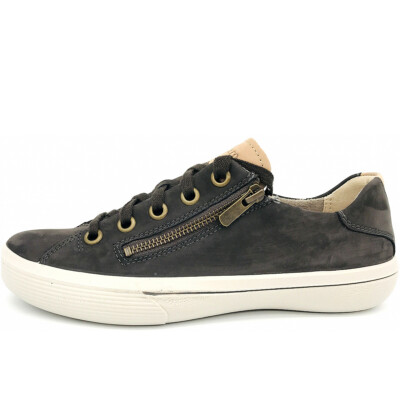 Legero halbschuh leder \ fresh Damen Schnürer in Grau
