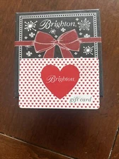 Brighton Gift Card  $31.04 Value & Brighton Heart Chime Love Dating Anniversary
