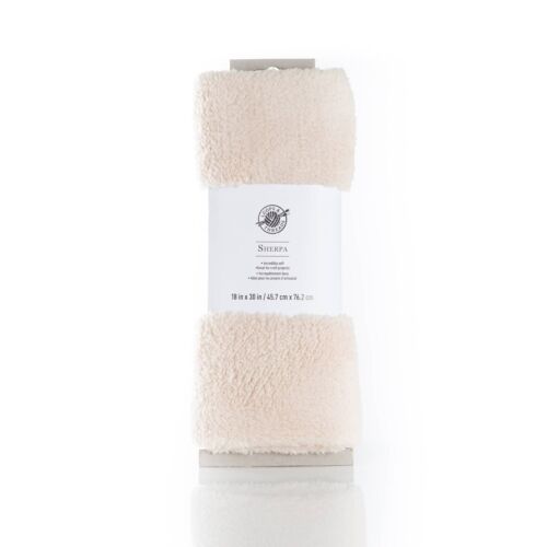 Natural Sherpa Fabric Bundle by Loops & Threads® 30" x 0.5yd