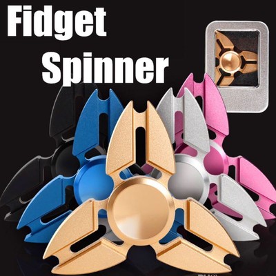 Fidget Spinner Metallic Brass High Speed . Gold Color Retail Package.USA Seller