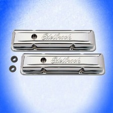 EDELBROCK VENTILDECKEL CHROM Chevy Small Block 350 4.6 5.0 5.4 5.7 6.6 L 4449 