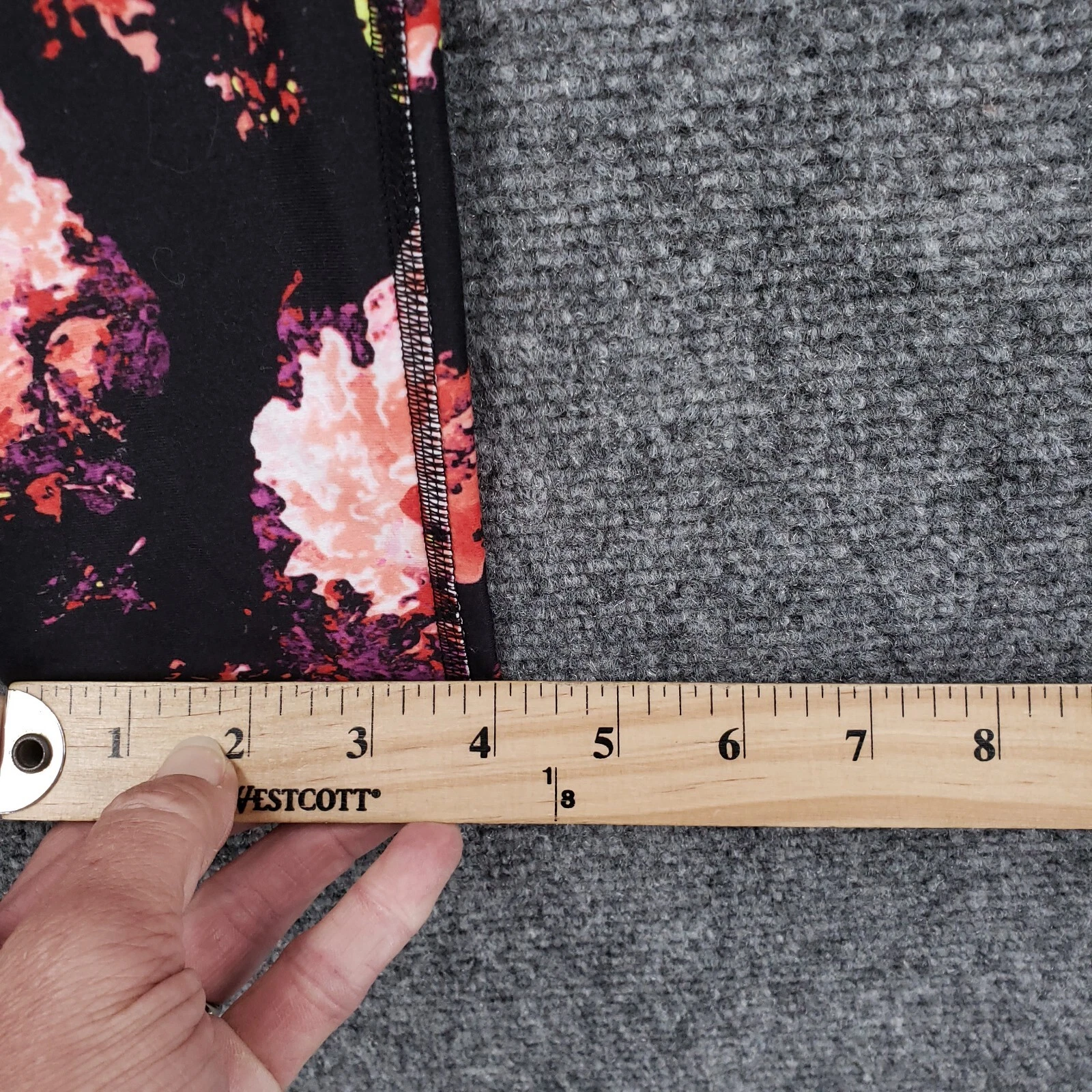 fabletics define powerhold mid rise floral workout leggings