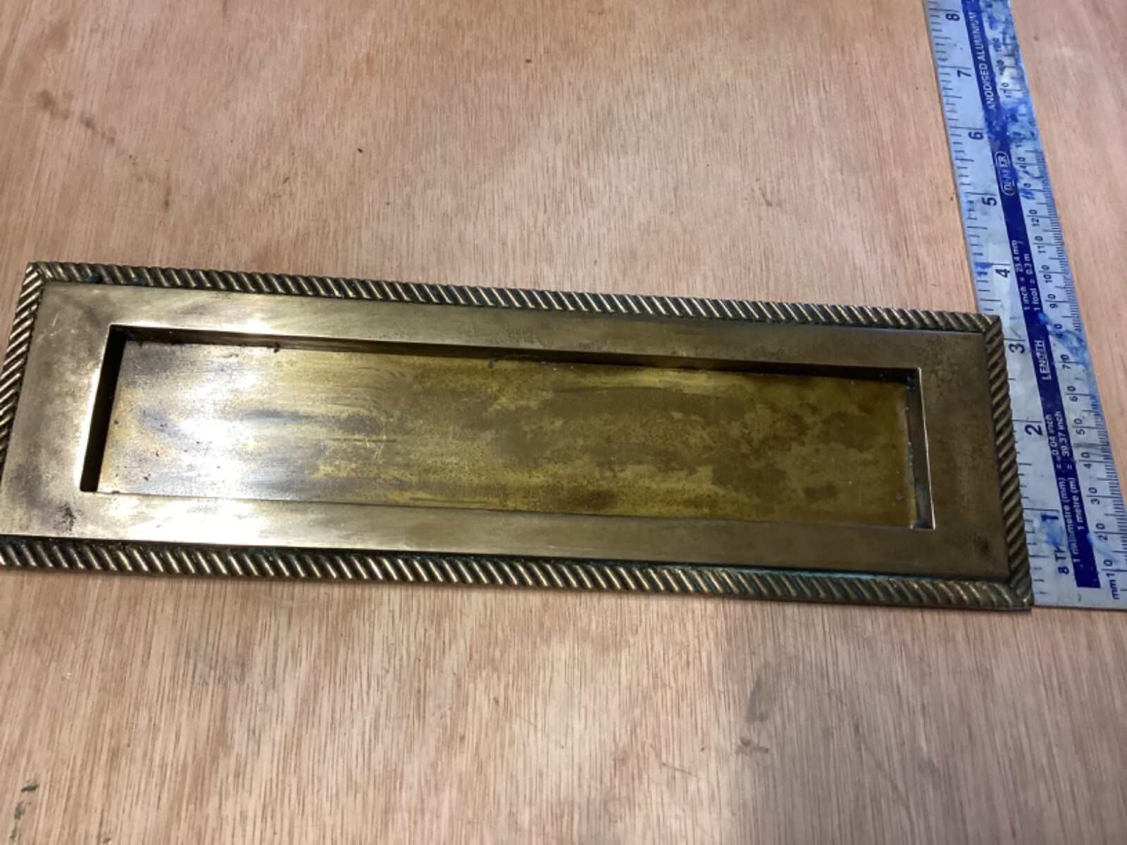 RECLAIMED BRASS LETTER BOX eBay