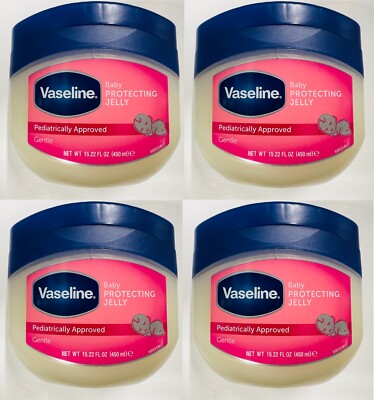 4 x Vaseline Baby schützende Vaseline (pädiatrisch zugelassen) 450 ml.