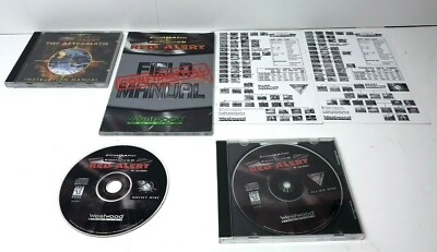 Game Lot Command & Conquer Red Alert Soviet Allied Discs The Aftermath PC CD Rom