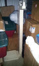 Old Vintage DETECTO Metal 350lb Capacity DOCTOR PHYSICIAN FLOOR SCALE Industrial