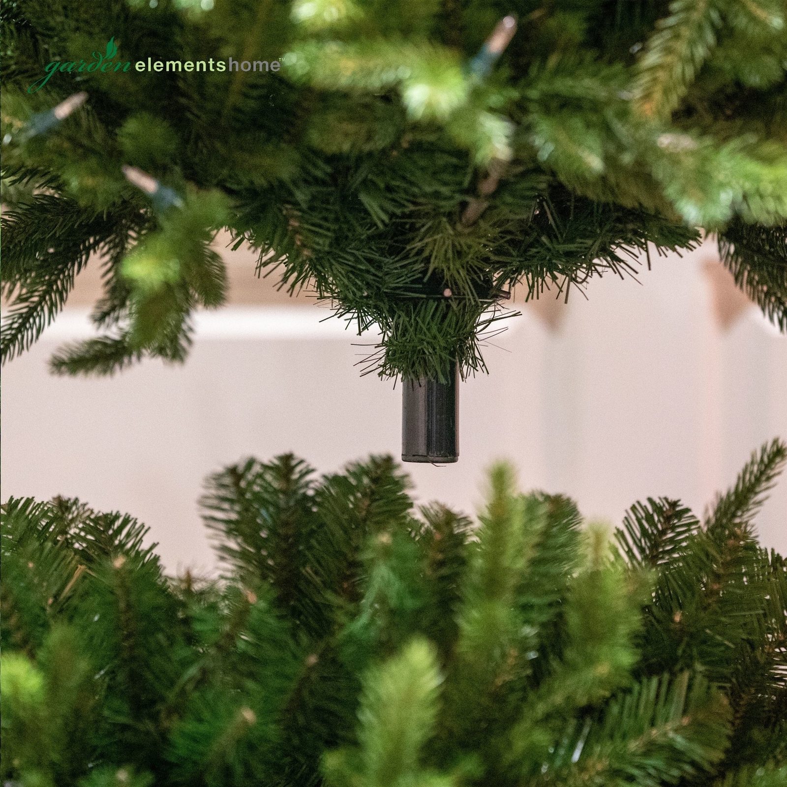 Garden Elements North Star Spruce Christmas Tree, 4.5 Feet,  200 LED Lights