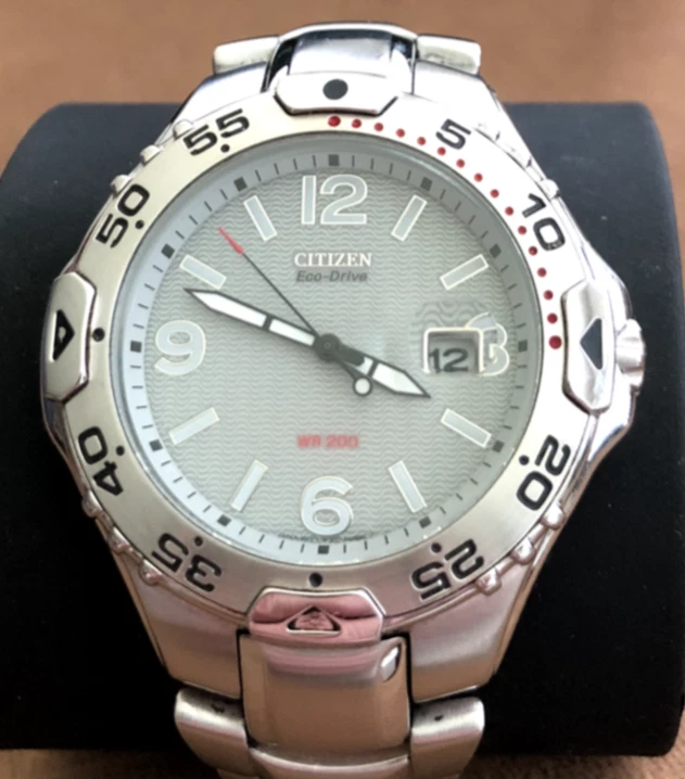 Citizen eco drive grey sale