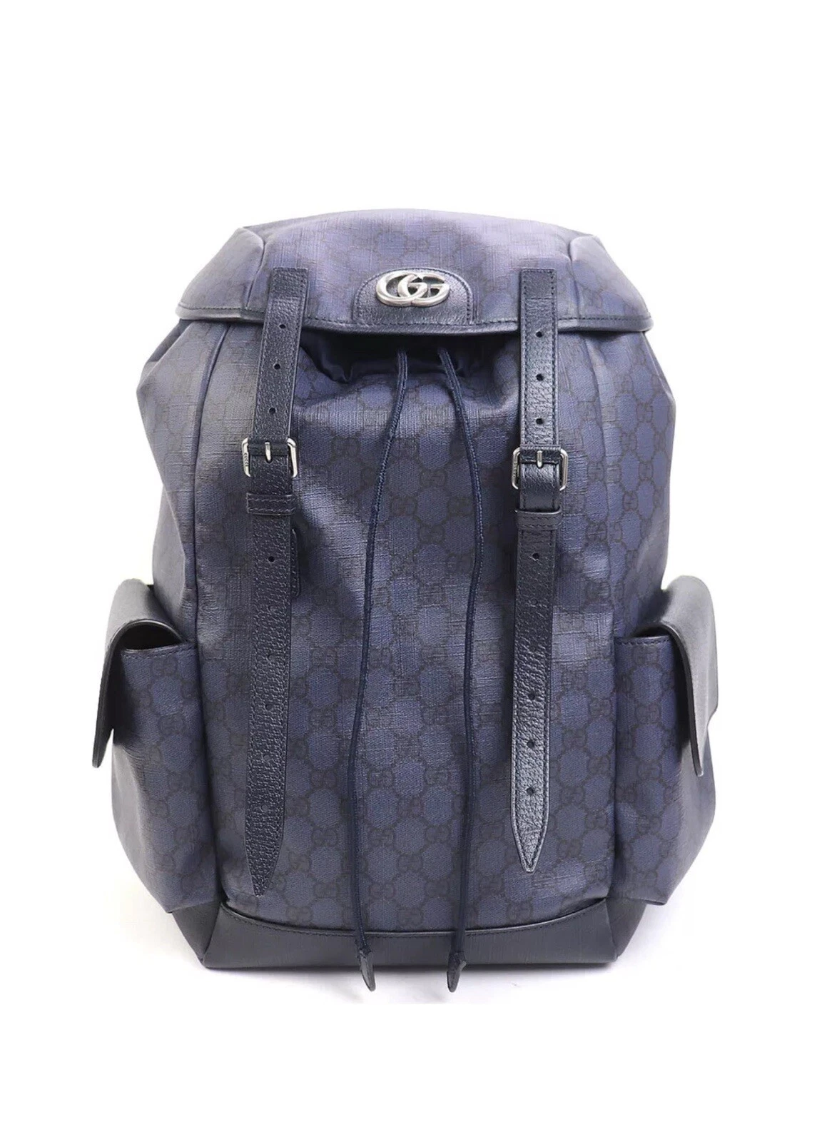 Gucci Ophidia SUPREME 2 sac à dos moyen GG toile bleu noir homme 592140