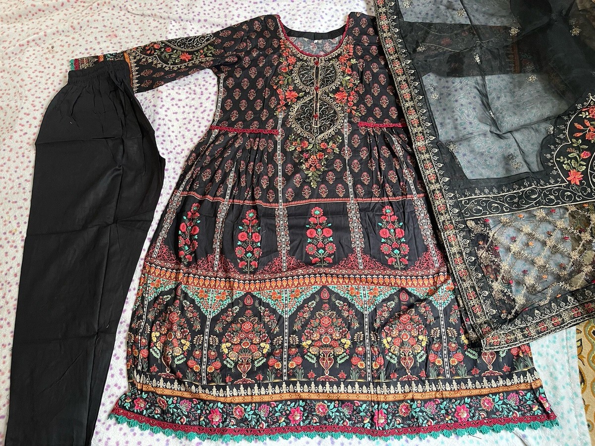 Pakistani dress by Maria b lawn Maxi With Size Large | eBay