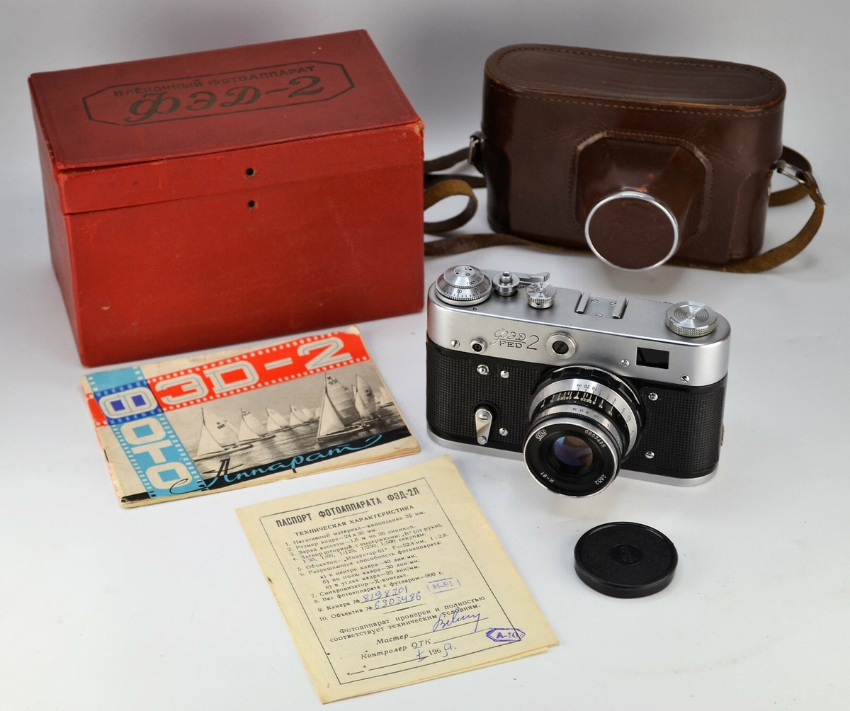 Appareil photo argentique 35 mm testé FED 2 Industar-61 2,8/52 mm rare