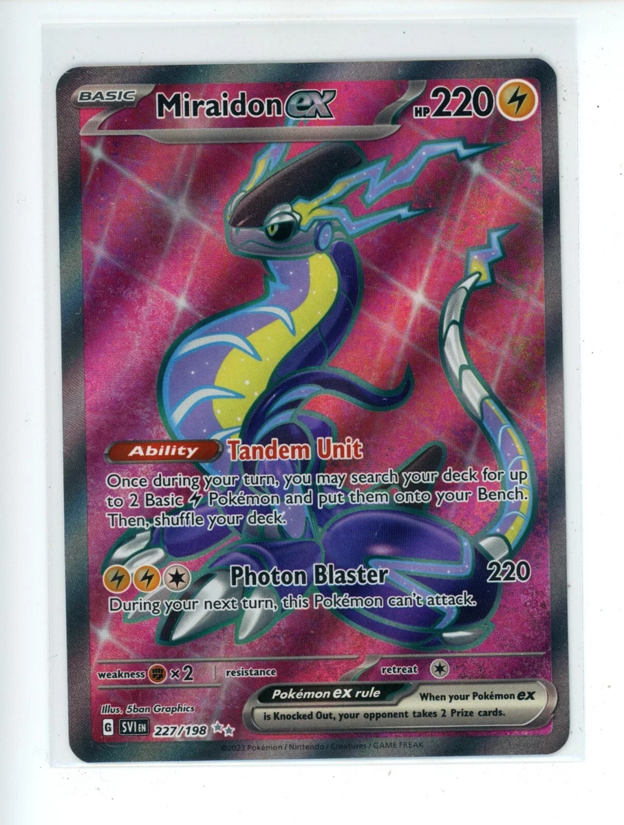 Miraidon ex - 227/198 - Full Art Secret Rare