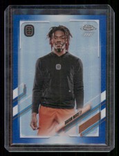 2021-22 Topps Chrome Overtime Elite Blue Refractors #35 Davion Mace /99