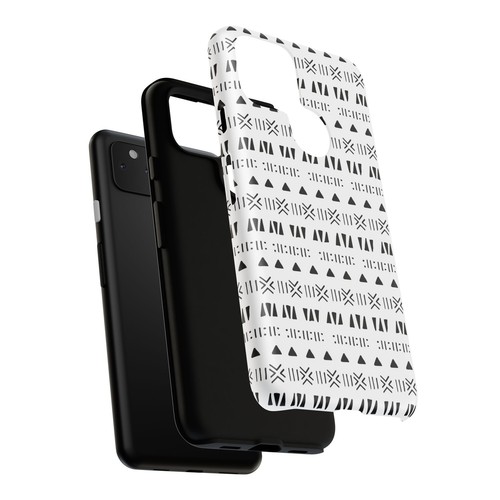 Black and White Southwestern Aztec Pattern Google Pixel Tough Cases - 第 80/131 張圖片
