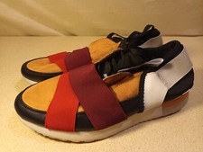 River Island UK 6 Multicoloured Suede Trainer