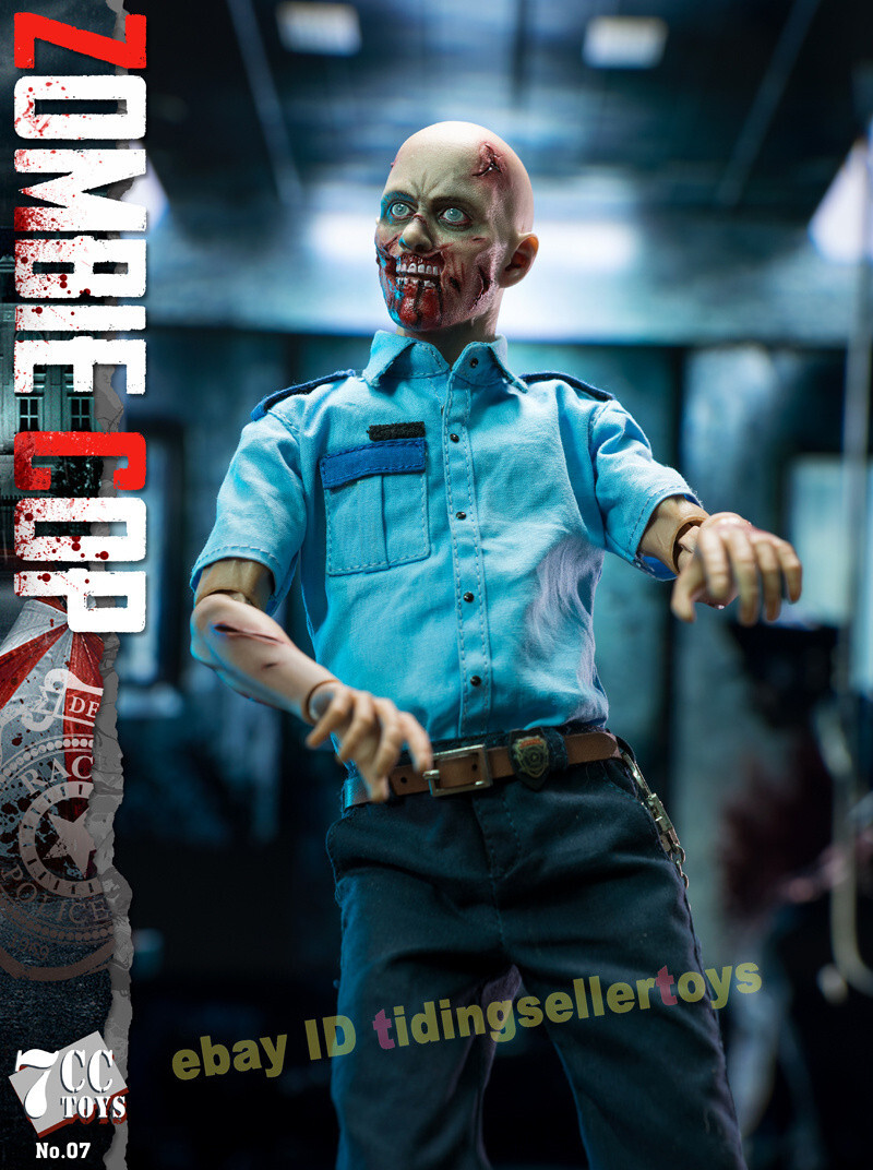 Zombie killer Zombie Cop Male 1/6 Action Fiugre Model Toys