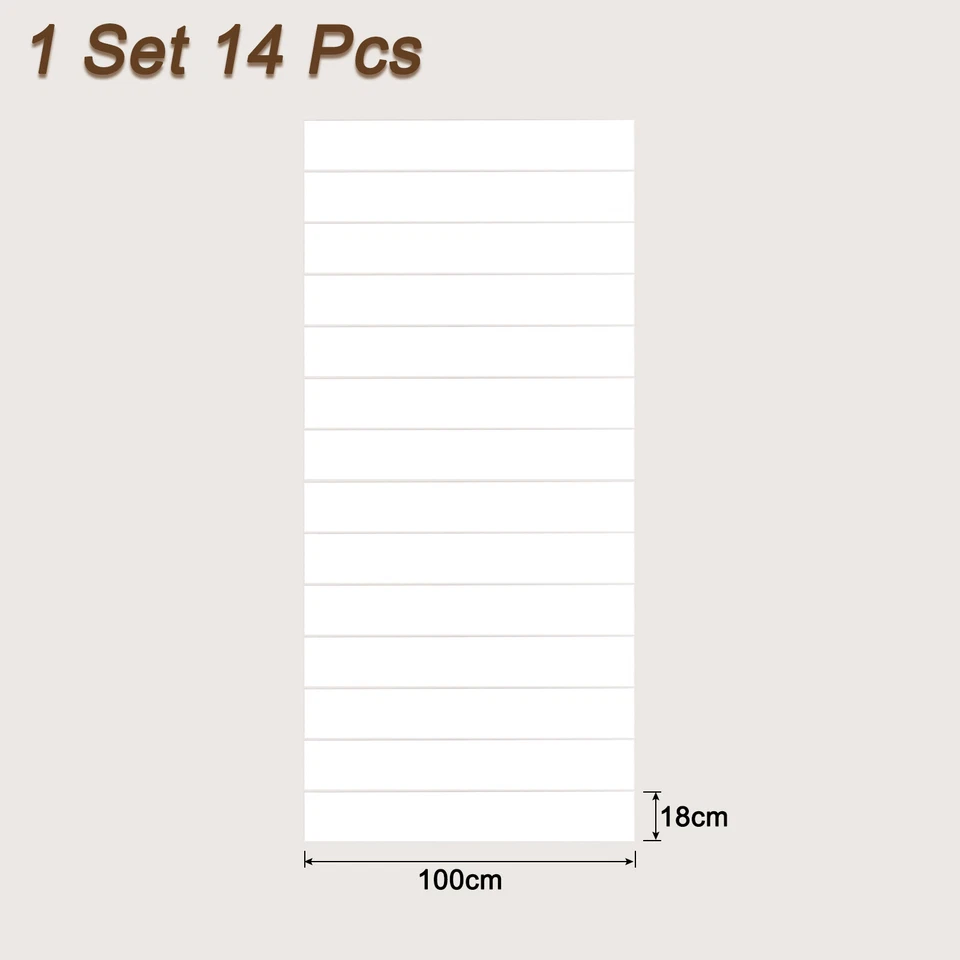 14pcs Self-Adhesive Stair Stickers Peel and Stick Vinyl Staircase Decals - Image 2 of 4