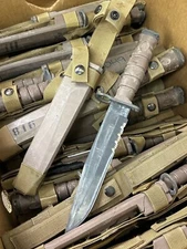 US GI OKC-3S BAYONET WITH SCABBARD MARKED ONTARIO KNIFE.