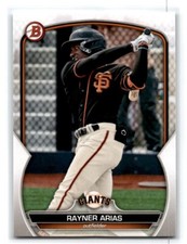 2023 Bowman Rayner Arias #BD-13 Giants