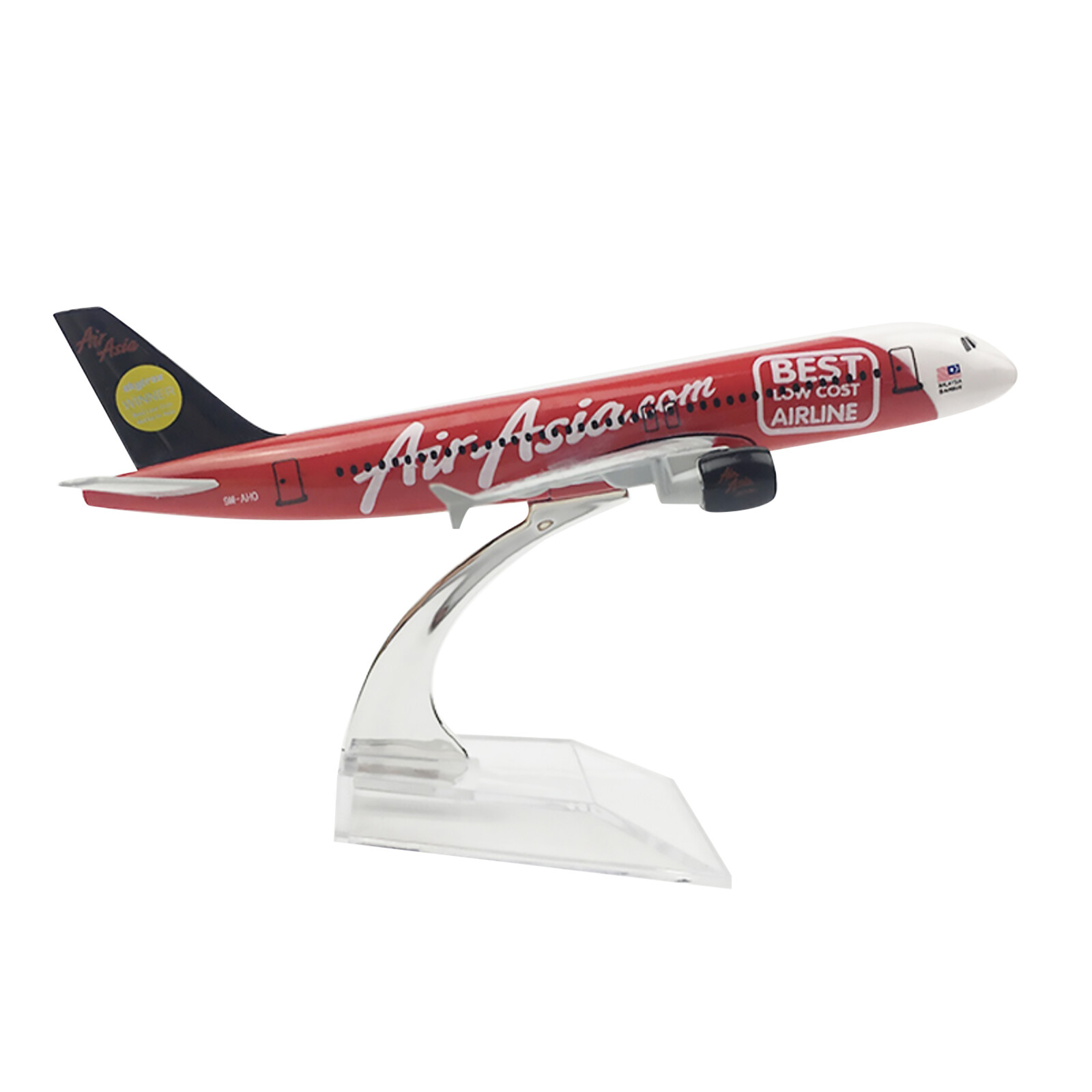 1:400 15cm Aircraft Asia 2007 A320 Best Alloy Plane Model Airplane Display Craft