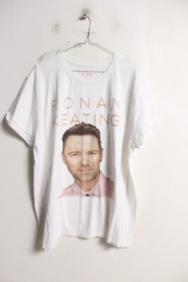 Ronan Keating 2022 Tour T-Shirt - White - Size XL (J76)