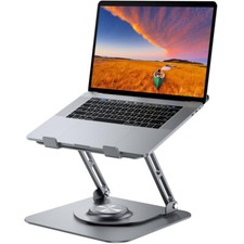 Laptop Stand for Desk, Adjustable Computer Stand with 360  Rotating Base,