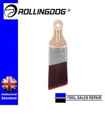 ROLLINGDOG - Professional Angled 'Cutting In' Paint Brush - Short Handled  - 2"