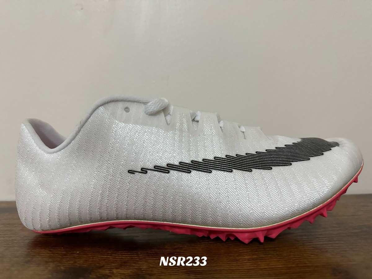 NIKE ZOOM JA FLY 3 RAWDACIOUS WHITE PINK BLAST TRACK & FIELD DM2338-100 SIZE 5 NIKE ZOOM JA FLY 3 RAWDACIOUS WHITE PINK BLAST TRACK & FIELD  main image 3