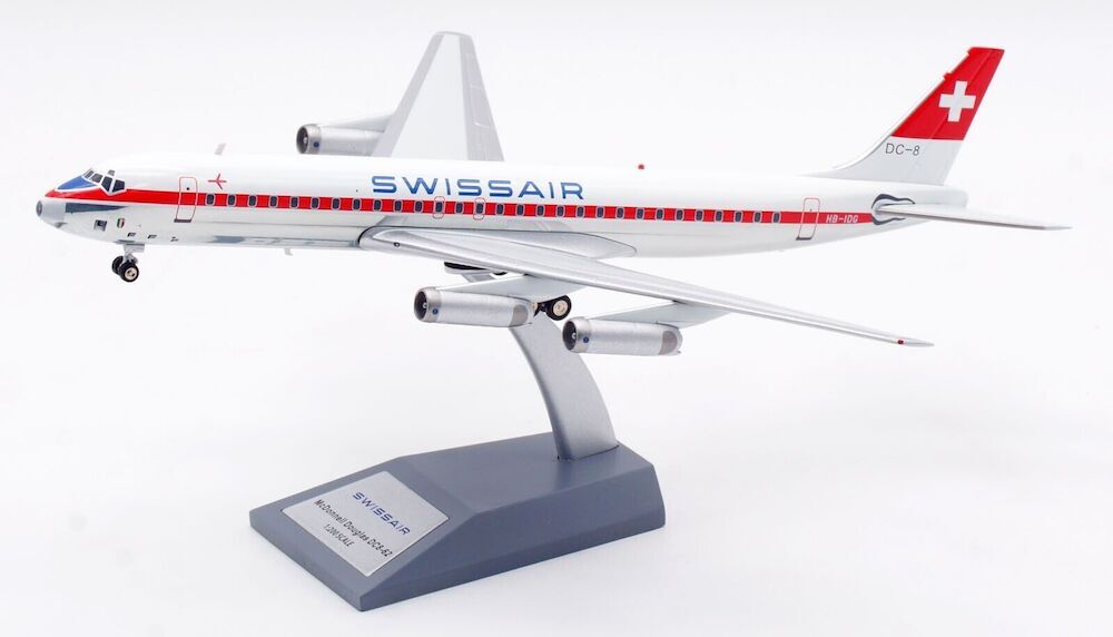 Inflight B-862-IDG-P Swissair Douglas DC-8-62 HB-IDG Diecast 1/200 Jet Model New