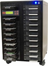 Systor 1:20 SATA 2.5" 3.5" SSD HDD Hard Drive Duplicator Wiper 9GB/Min 2 YR WRNT