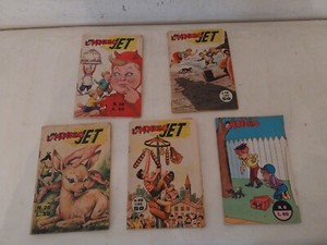 Lot of 5 comics il Monello (4 monello jet) 1960s