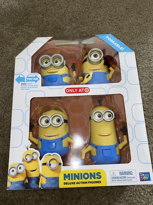 Despicable Me Minions Target Exclusive Deluxe Action Figures 4 Piece Set NEW 64442200770 | eBay