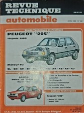 Revue technique Peugeot 205