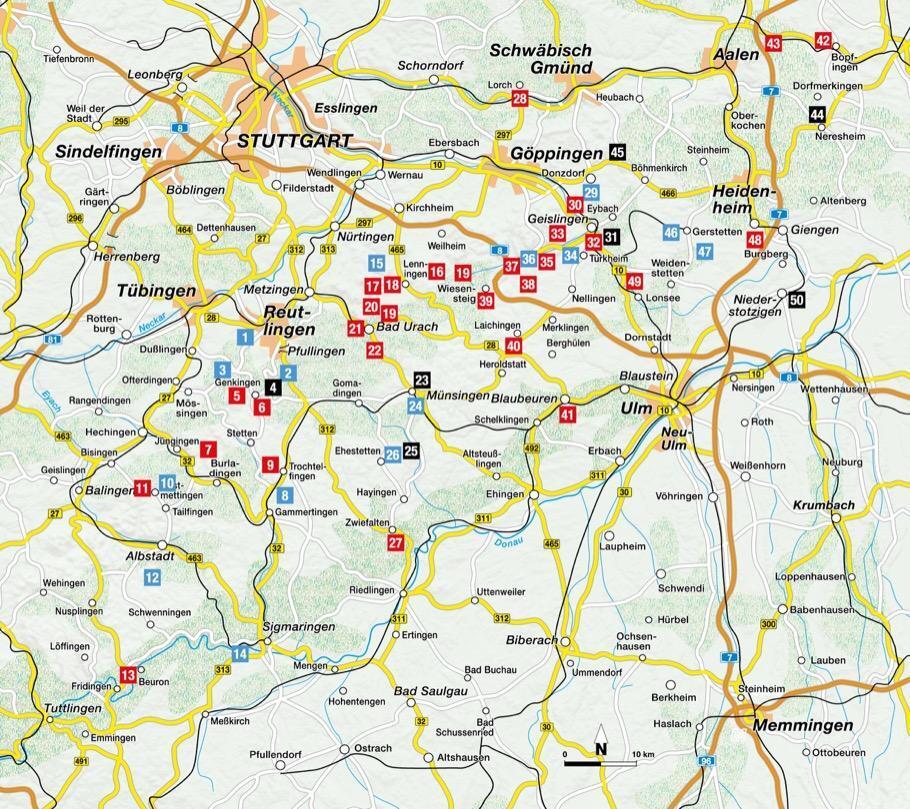 Thumbnail - Leichte Wanderungen Schwäbische Alb 50 Touren Auf Der West- Und Ostalb