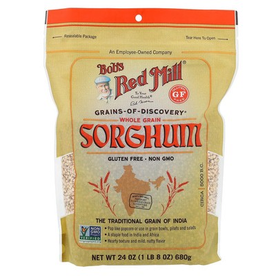 Whole Grain, Sorghum, 1 lb 8 oz (680 g)