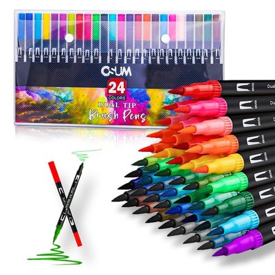 OSUM Farbstifte Geldbörse 24 Stück | Filz 1 Stück (24er Pack), bunt 