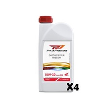 KIT 4 LITRI OLIO MOTORE ORIGINALE HONDA SAE 10W30 MA PER MOTO CBR NC VFR X ADV