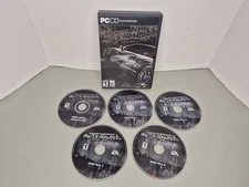 Need for Speed: Most Wanted - Black Edition (PC, 2005) 5 Discs No Manual 