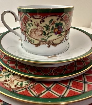 Royal Hunt Pattern -Noritake Porcelain China-5 Piece Place Setting
