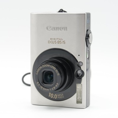 Canon Digital IXUS 85 IS 10.0MP Compact Digital Camera Silver Tested Full Kit