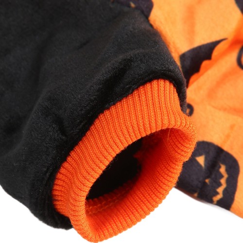 ´Dog Pumpkin Shirt Cat Bat House Pattern Elasticity Soft Plush Halloween - Picture 3 of 12